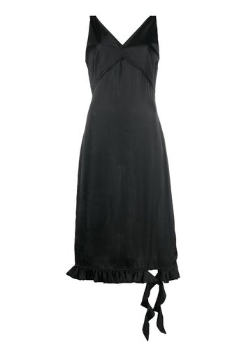 REMAIN V-neck sleeveless maxi dress - Nero