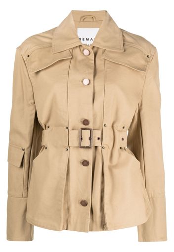 REMAIN belted cargo jacket - Toni neutri