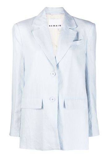 REMAIN single-breasted blazer - Blu