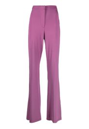 REMAIN split-cuff high-waisted flared trousers - Viola