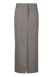 REMAIN front-slit pencil skirt - Grigio