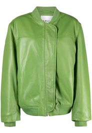 REMAIN baseball-collar sheepskin jacket - Verde