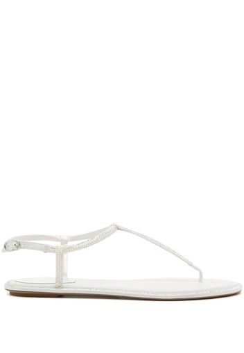 René Caovilla Diana leather open-toe sandals - Bianco