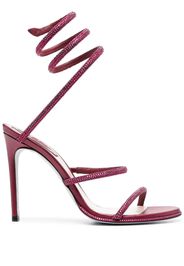 René Caovilla 110mm crystal-embellished sandals - Rosso