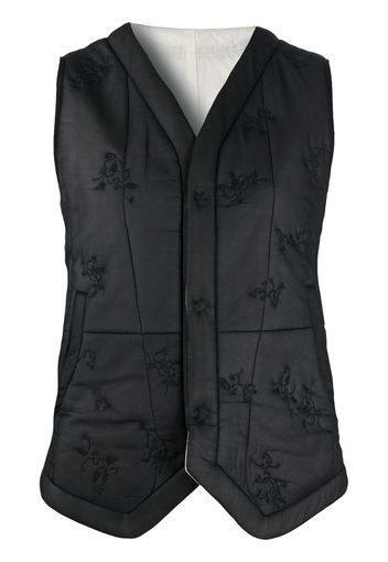 embroidered mulberry silk jacket