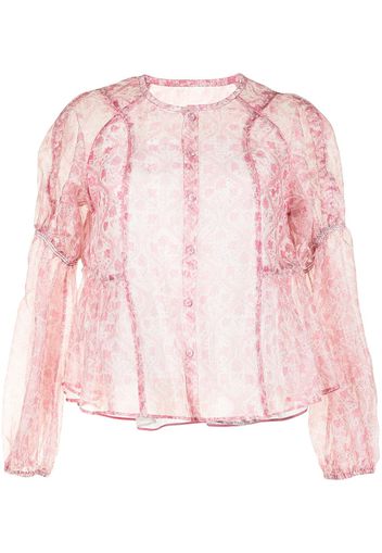 Renli Su Blusa con stampa paisley - Rosa