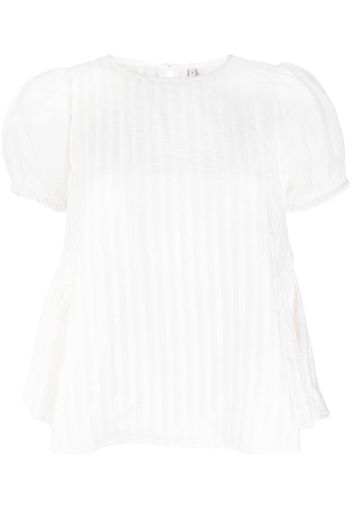 Renli Su Blusa a righe - Bianco