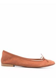 REPETTO bow detail ballerina shoes - Marrone