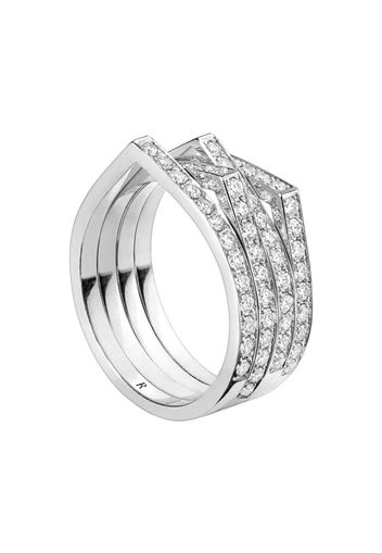 18kt white gold Antifer diamond ring