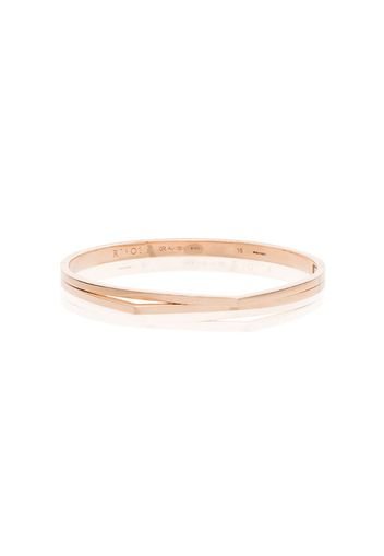 18K rose gold Antifer double bangle