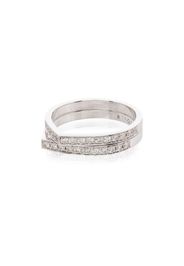 18K White Gold Antifer Diamond Ring