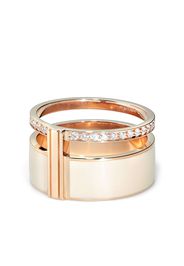 Repossi Anello in oro rosa 18kt con diamanti