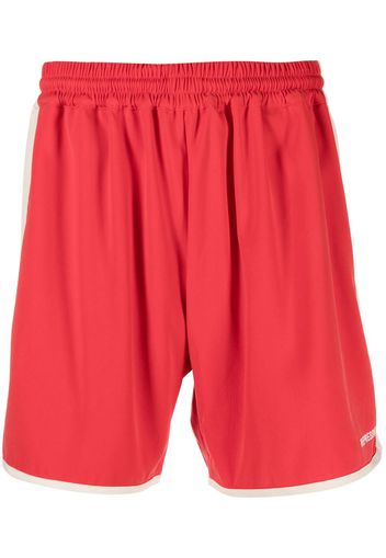 Represent contrasting-trim track shorts - Rosso