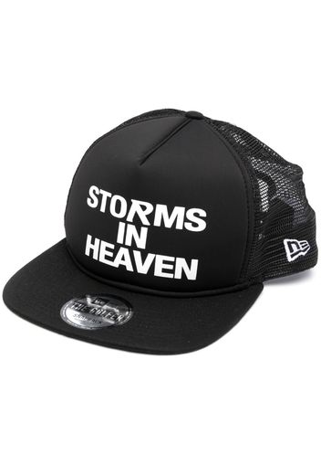 Represent logo-print mesh-panel cap - Nero