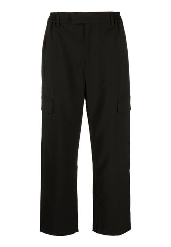 Represent cargo-pocket straight-leg trousers - Nero