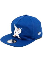 Represent Represent slogan-embroidery cotton cap - Blu