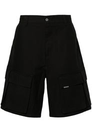 Represent logo-plaque cargo shorts - Nero