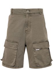 Represent Cargo corti con tasche - Verde