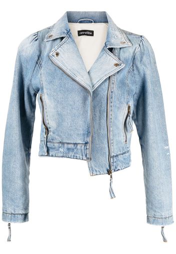 Retrofete Lo cropped denim jacket - Blu