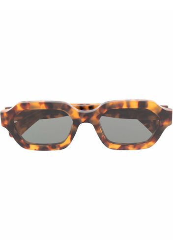 Retrosuperfuture tortoiseshell-effect oval-frame sunglasses - Marrone