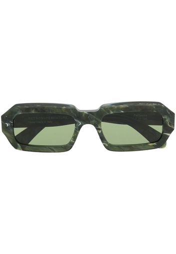 Retrosuperfuture Fantasma rectangle-frame sunglasses - Verde