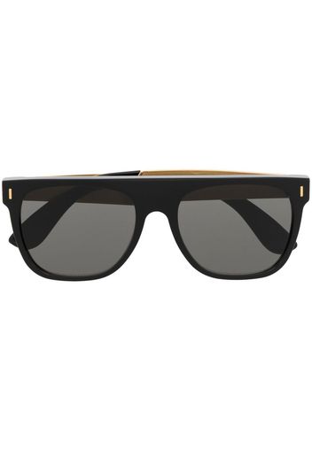 Retrosuperfuture Francis curved-frame sunglasses - Nero