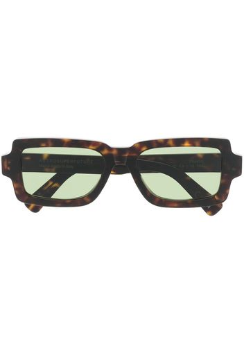 Retrosuperfuture rectangle-frame sunglasses - Marrone