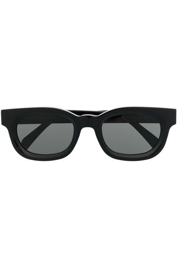 Retrosuperfuture logo-lettering square-frame sunglasses - Nero