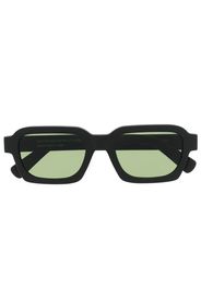 Retrosuperfuture Occhiali da sole squadrati con stampa - Nero
