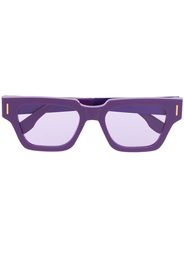 Retrosuperfuture logo-print square-frame sunglasses - Viola