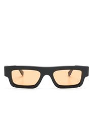 Retrosuperfuture logo-detail rectangular-frame sunglasses - Nero