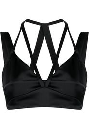 REV Top corto smanicato - Nero