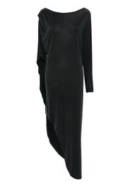 REV Abito Nomi midi monospalla - Grigio