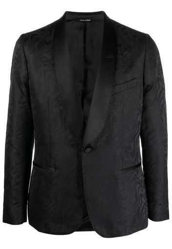 Reveres 1949 swirl-pattern tuxedo jacket - Nero