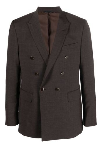 Reveres 1949 tailored double-breasted blazer - Marrone