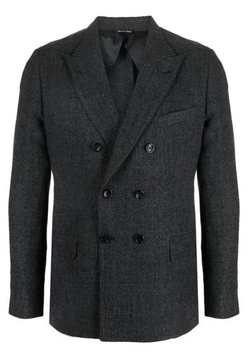 Reveres 1949 Blazer doppiopetto a quadri - Grigio