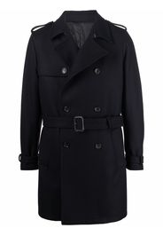 Reveres 1949 double-breasted belted wool coat - Blu