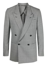 Reveres 1949 peak-lapels double-breasted blazer - Nero