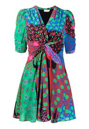 RHODE graphic-print short-sleeve mini dress - Multicolore