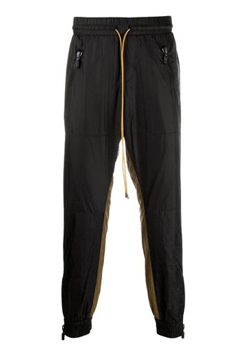 colour block track trousers