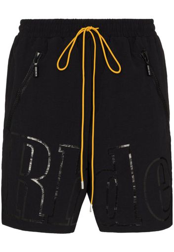 RHUDE LOGO SHRTS BLK