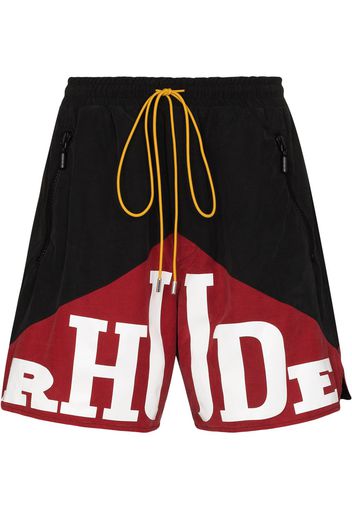 Rhude RHUDE EXCL YACHTING LOGO PRNT SHRTS RED - Nero