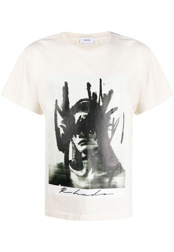 Rhude T-shirt con stampa - Bianco