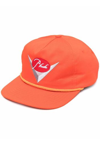 Rhude embroidered-logo cap - Arancione