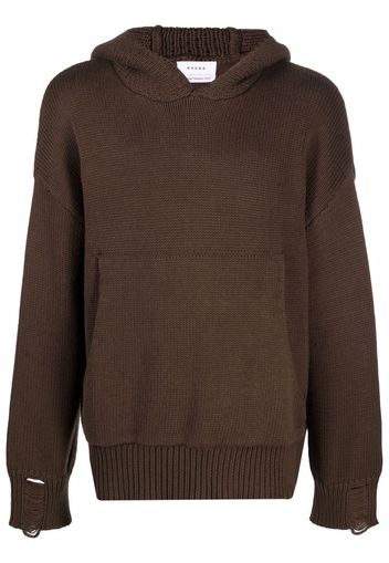 Rhude Felpa con cappuccio - 0036 BROWN