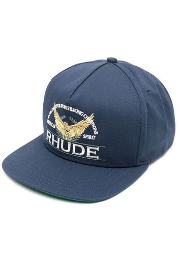 Rhude American-Spirit Eagle cap - Blu