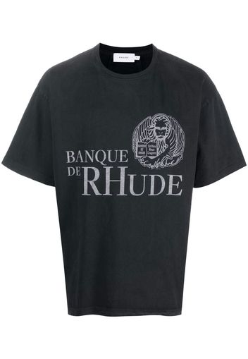 Rhude Baque De Rhude graphic T-shirt - Blu