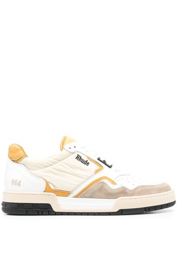 Rhude Racing lace-up sneakers - Bianco