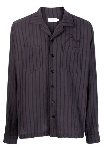 Rhude Camicia a righe - Grigio