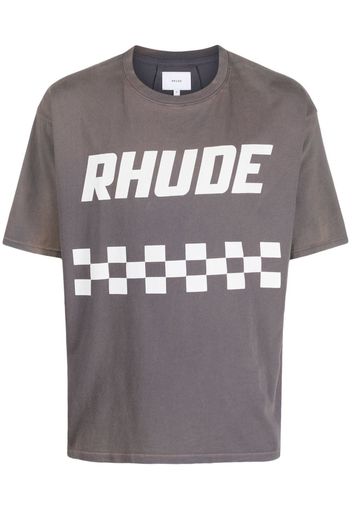 Rhude Off Road cotton T-shirt - Grigio